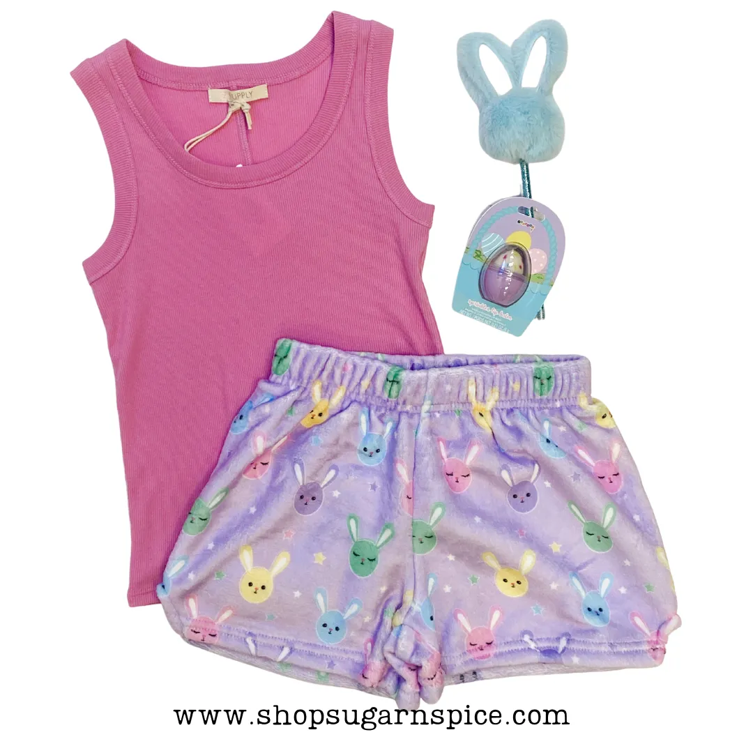 be hoppy plush shorts