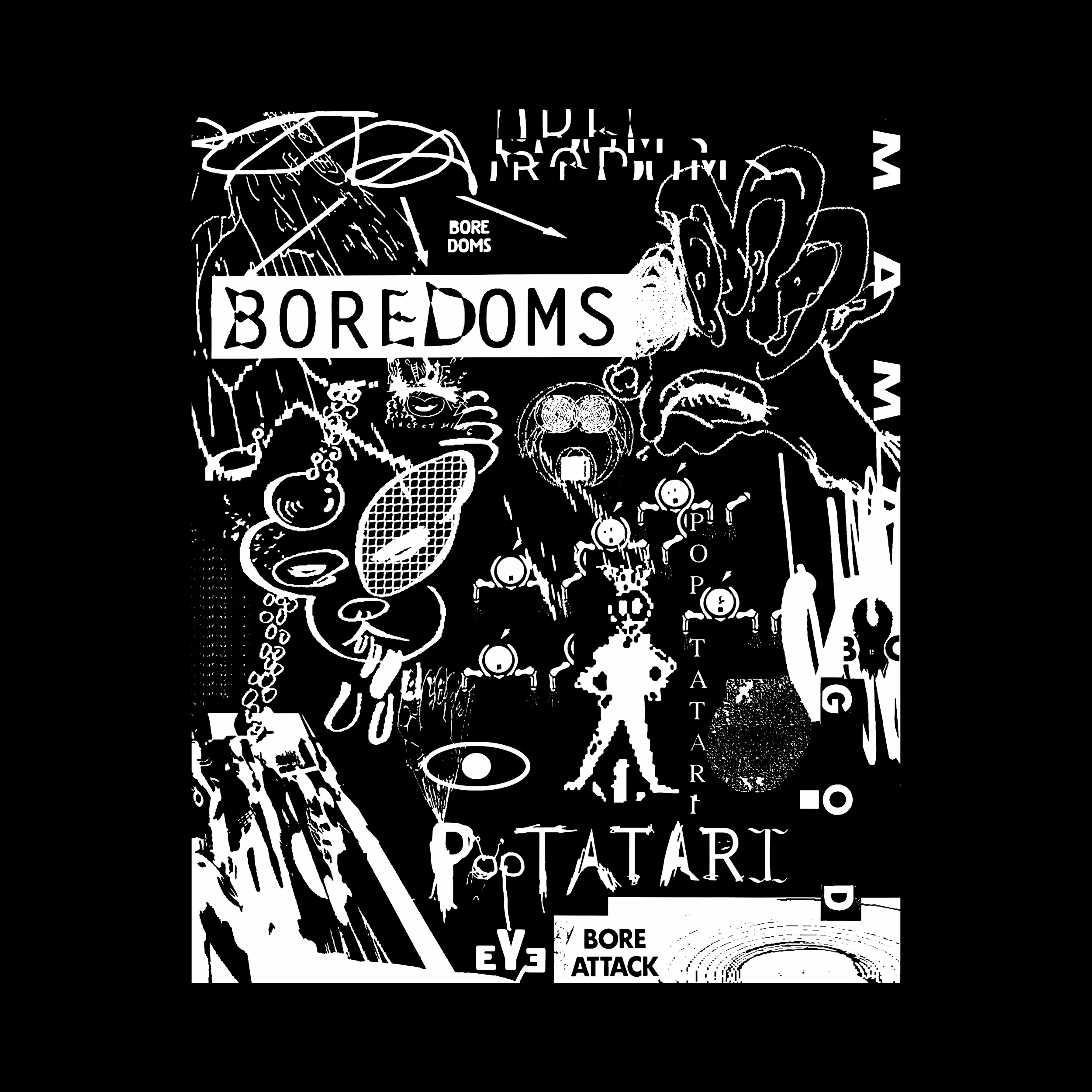 Boredoms Pop Tatari Slim Fit Tee