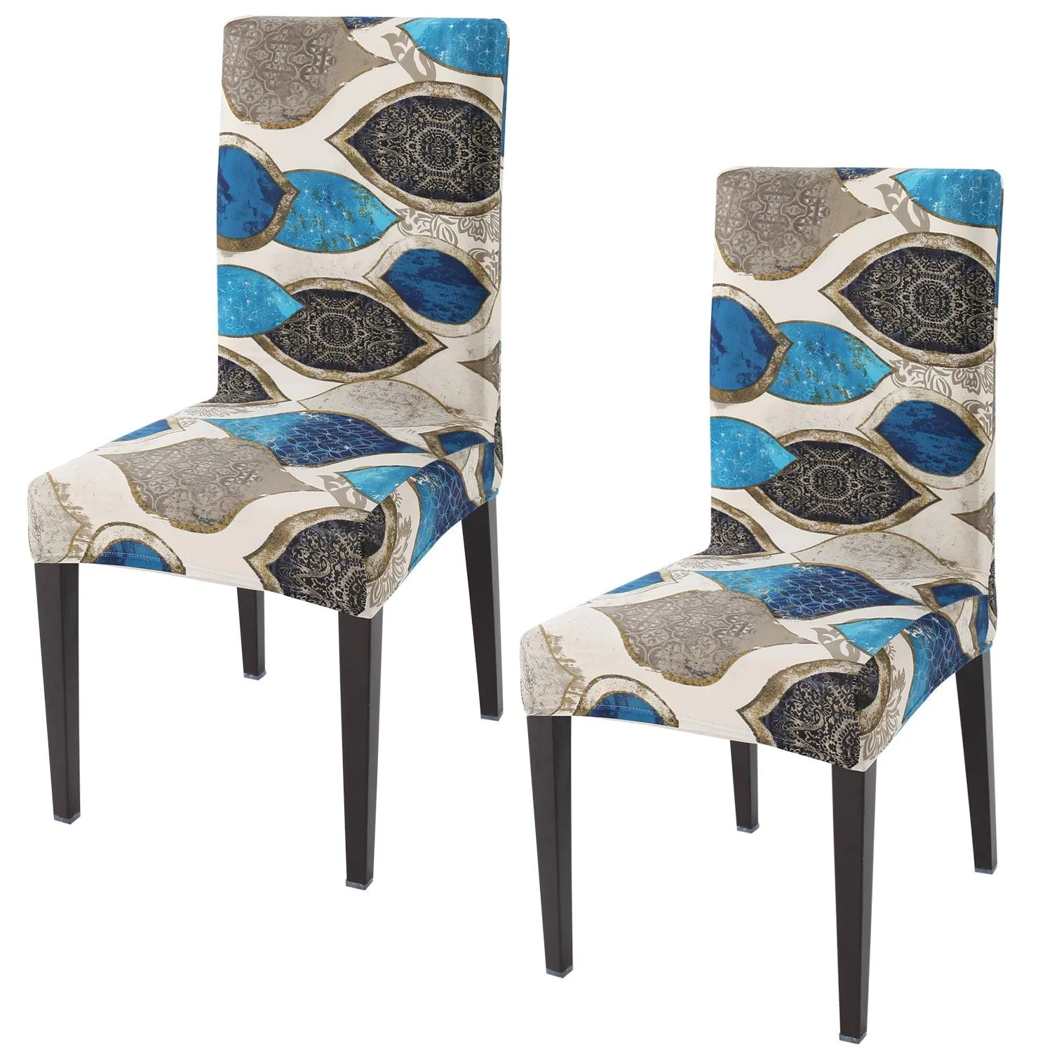 Elastic Stretchable Dining Chair Cover, Eqyptian Art