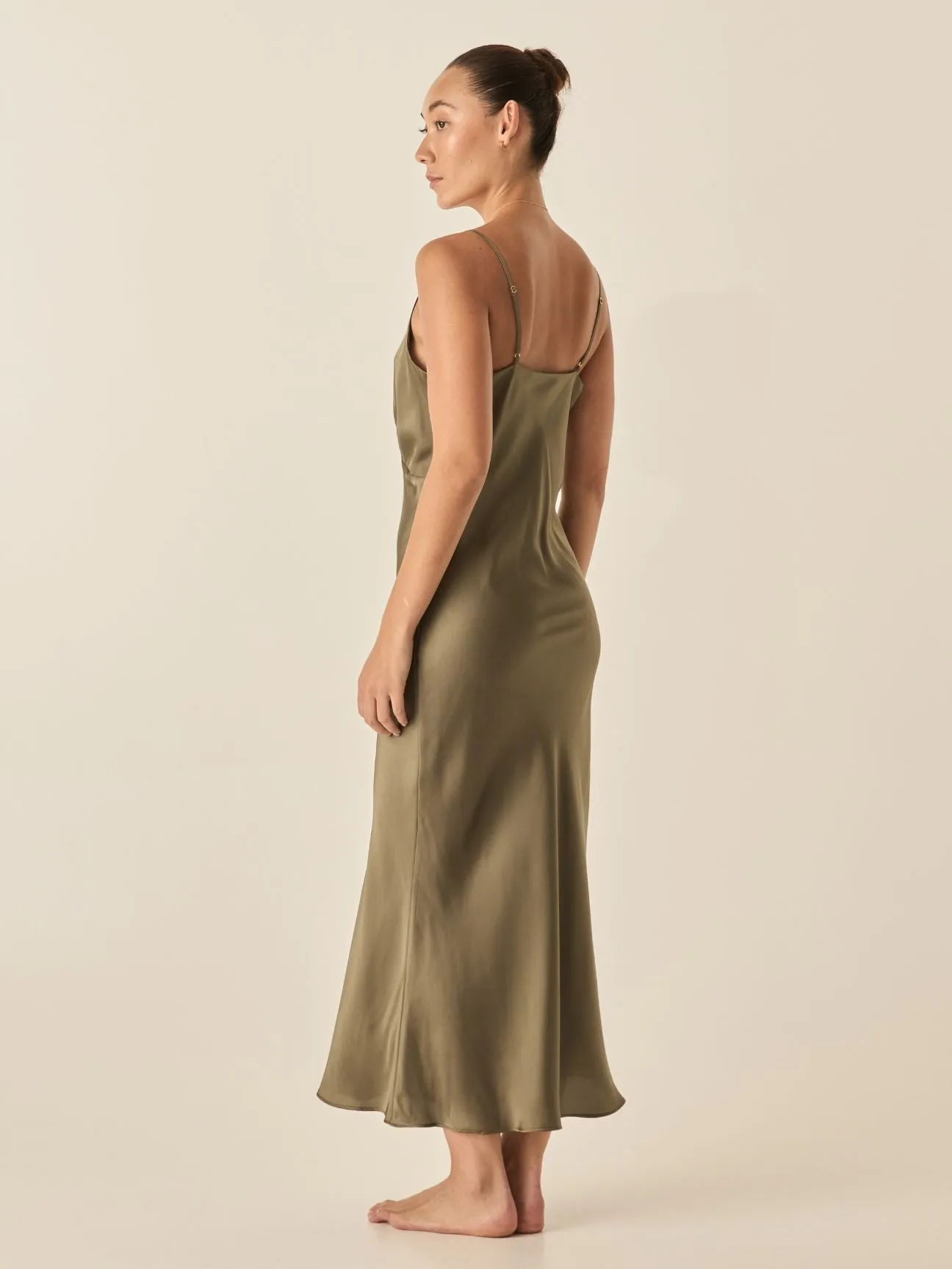 Fern Silk Chemise