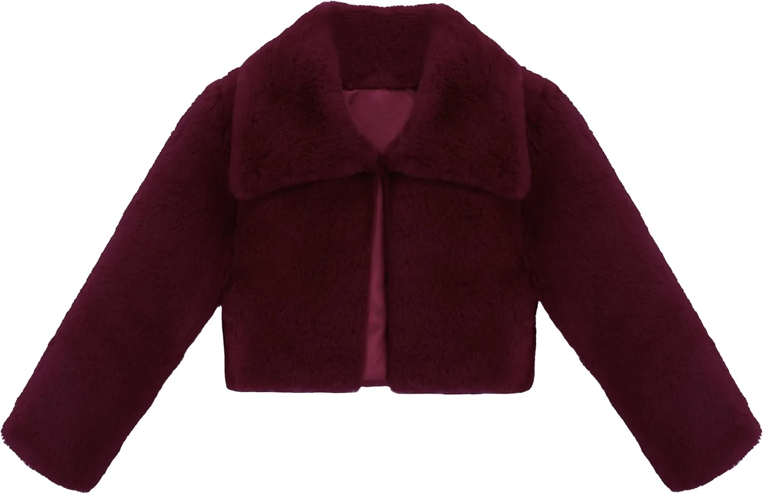 Lilax Girls Cozy Faux Fur Bolero Jacket Shrug