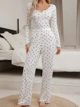 Lounge 2-Piece Women’s Pajama Set for Spring and Fall