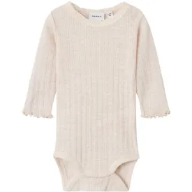 Name It Lilac Ash Wossa Wool/Silk Rib Body
