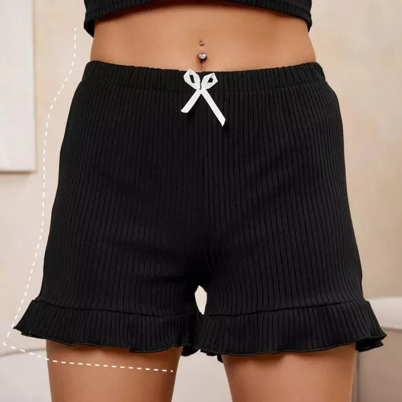 Night Whisper Ribbed Two-Piece Sleepwear