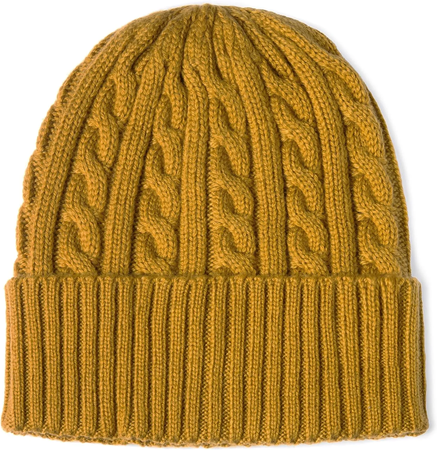 Revony Cable Knit Beanie for Women & Men - Warm, Soft, with a Delicious Cashmere Feel